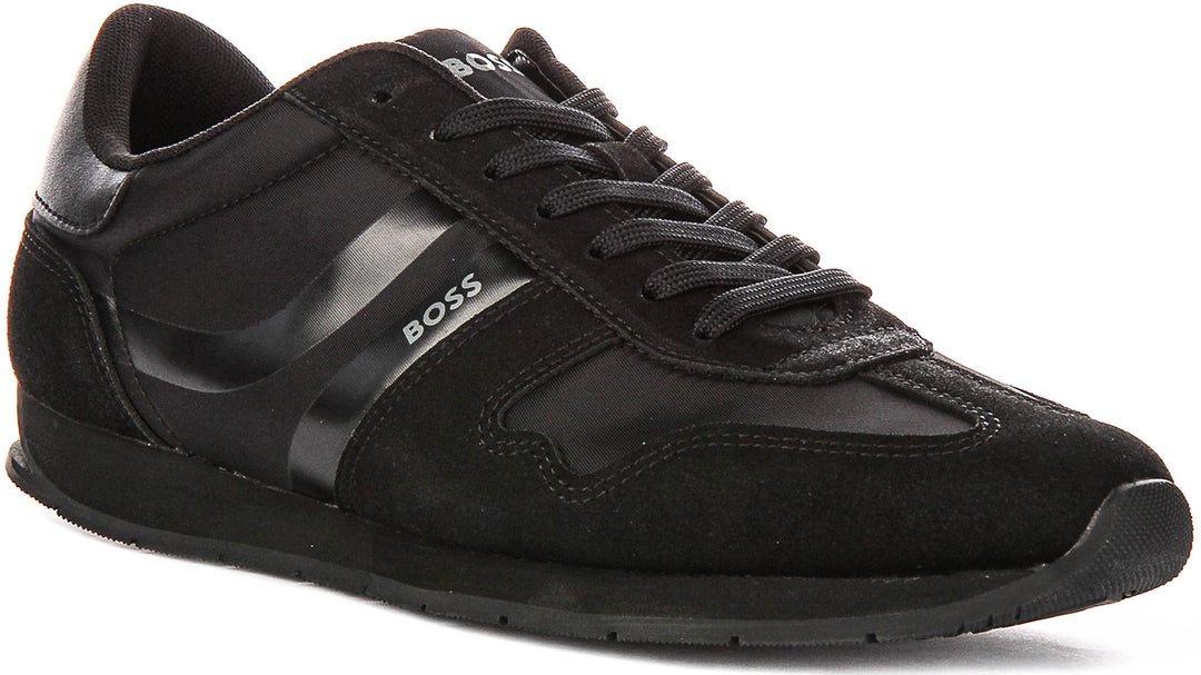 Boss Levon Runner In All Black For Men
