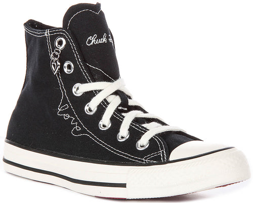 Converse Chuck Taylor A19056C All Star Hi Valentines In Black
