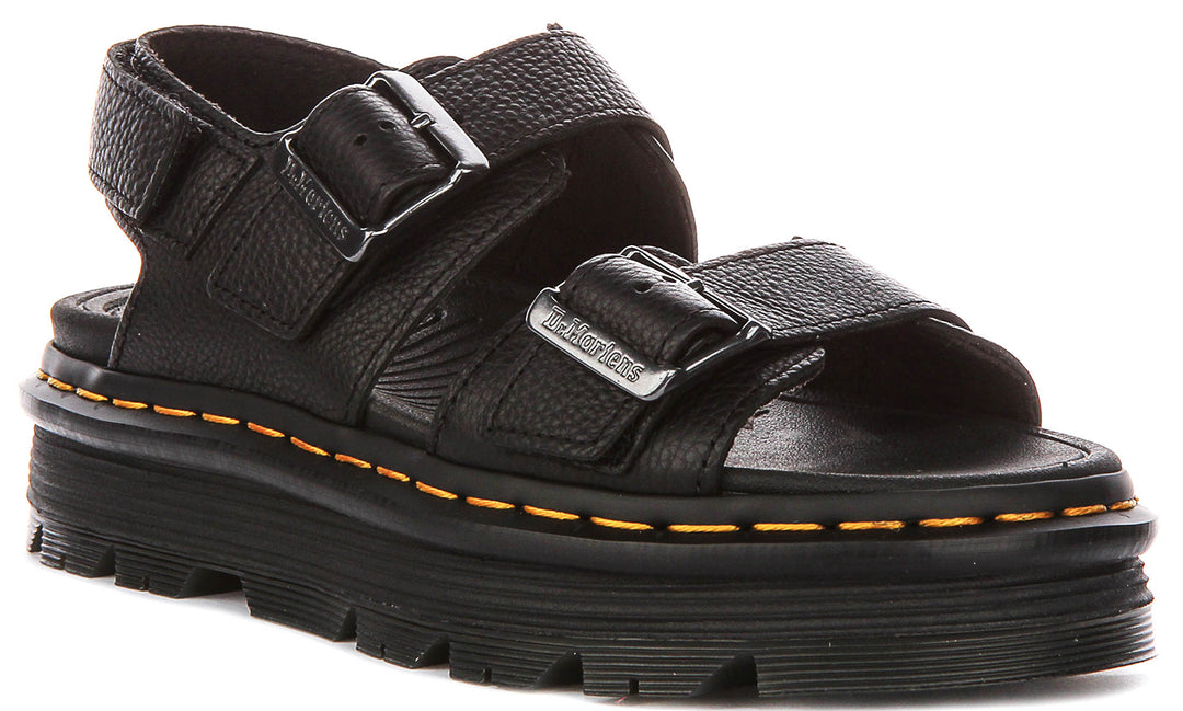 Dr Martens Zebzag Sandal In Black For Women