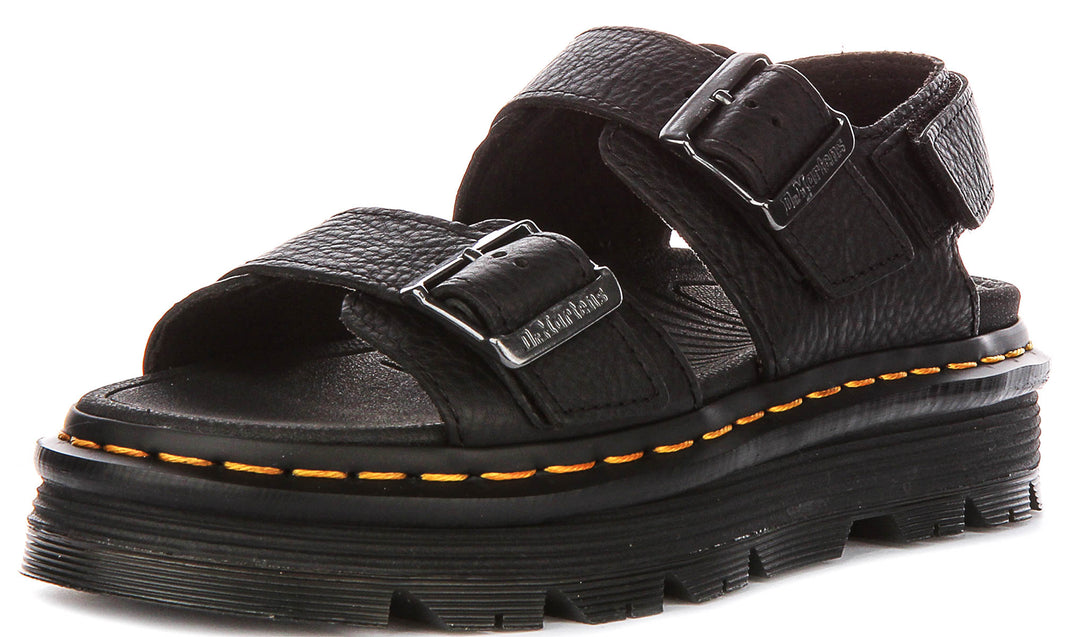 Dr Martens Zebzag Sandal In Black For Women