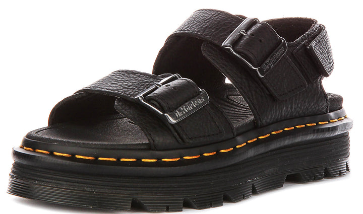 Dr Martens Zebzag Sandal In Black For Women