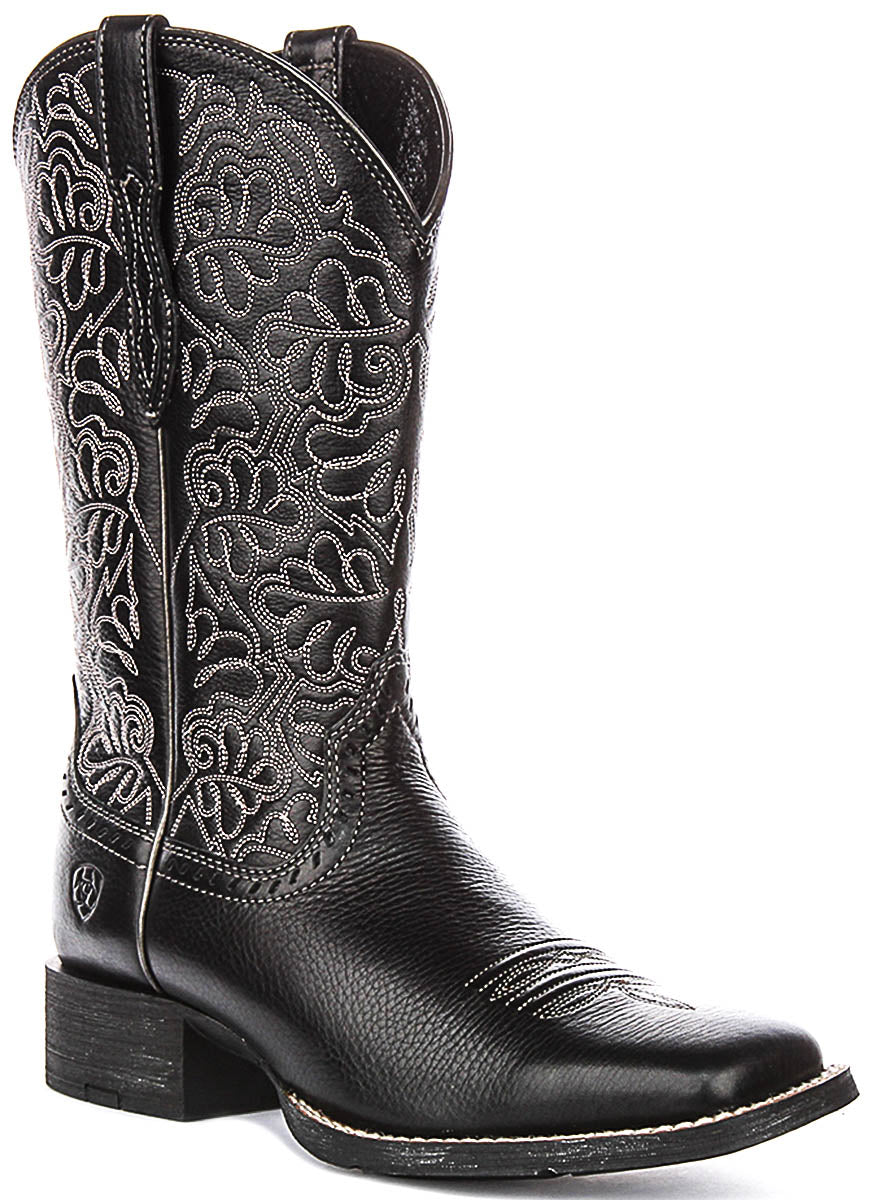 Ariat Round Up Remuda In Black For Women