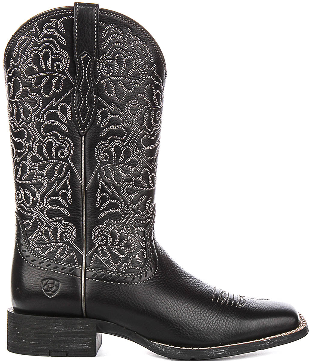 Ariat Round Up Remuda In Black For Women