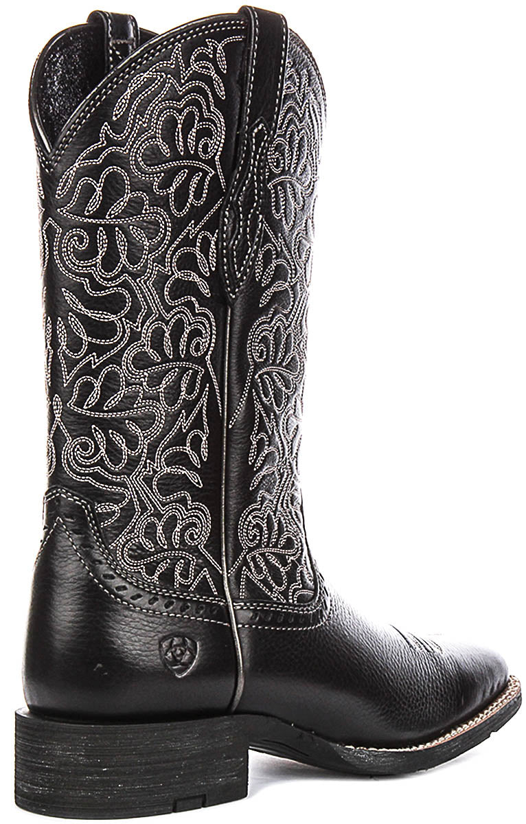 Ariat Round Up Remuda In Black For Women