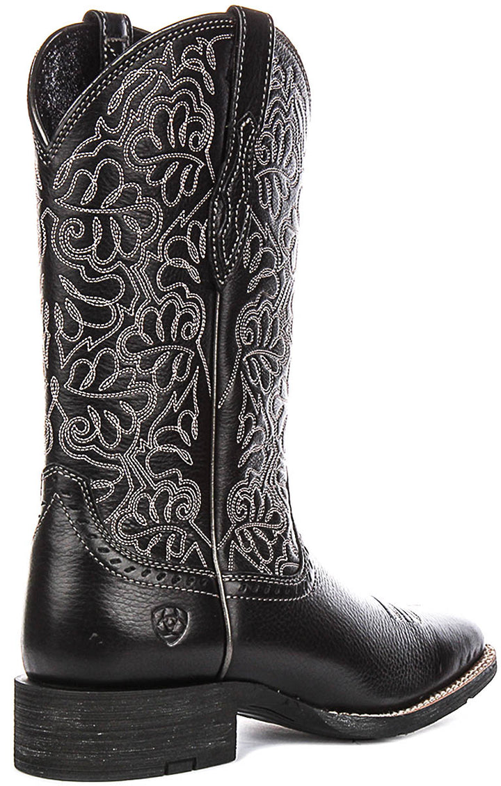 Ariat Round Up Remuda In Black For Women