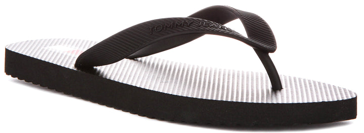 Tommy Hilfiger Beach Sandal In Black For Men