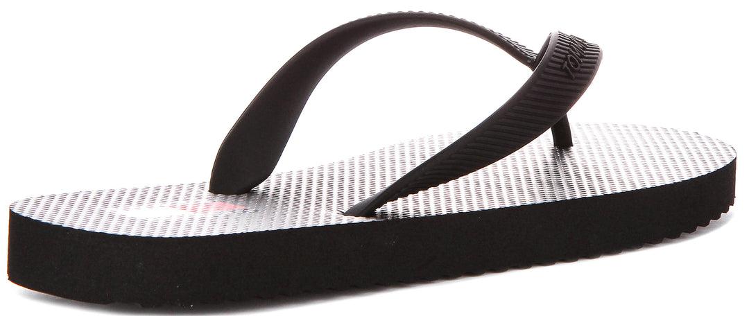 Tommy Hilfiger Beach Sandal In Black For Men