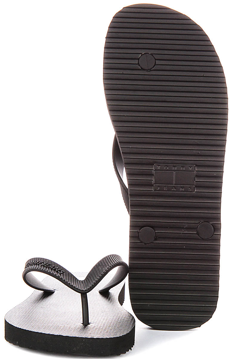 Tommy Hilfiger Beach Sandal In Black For Men
