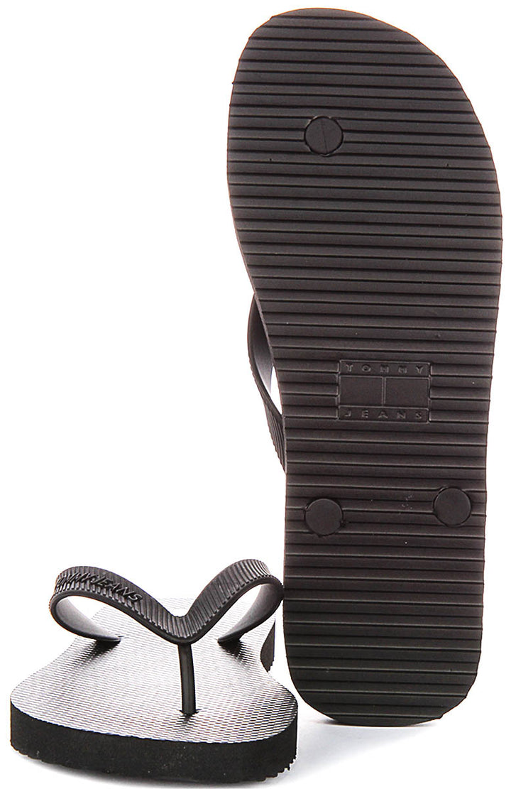 Tommy Hilfiger Beach Sandal In Black For Men