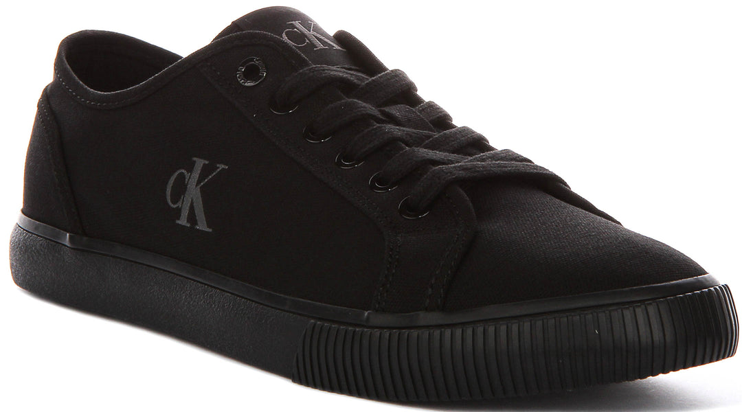 Calvin Klein Jeans Essential Vulc Low MG In Black For Men