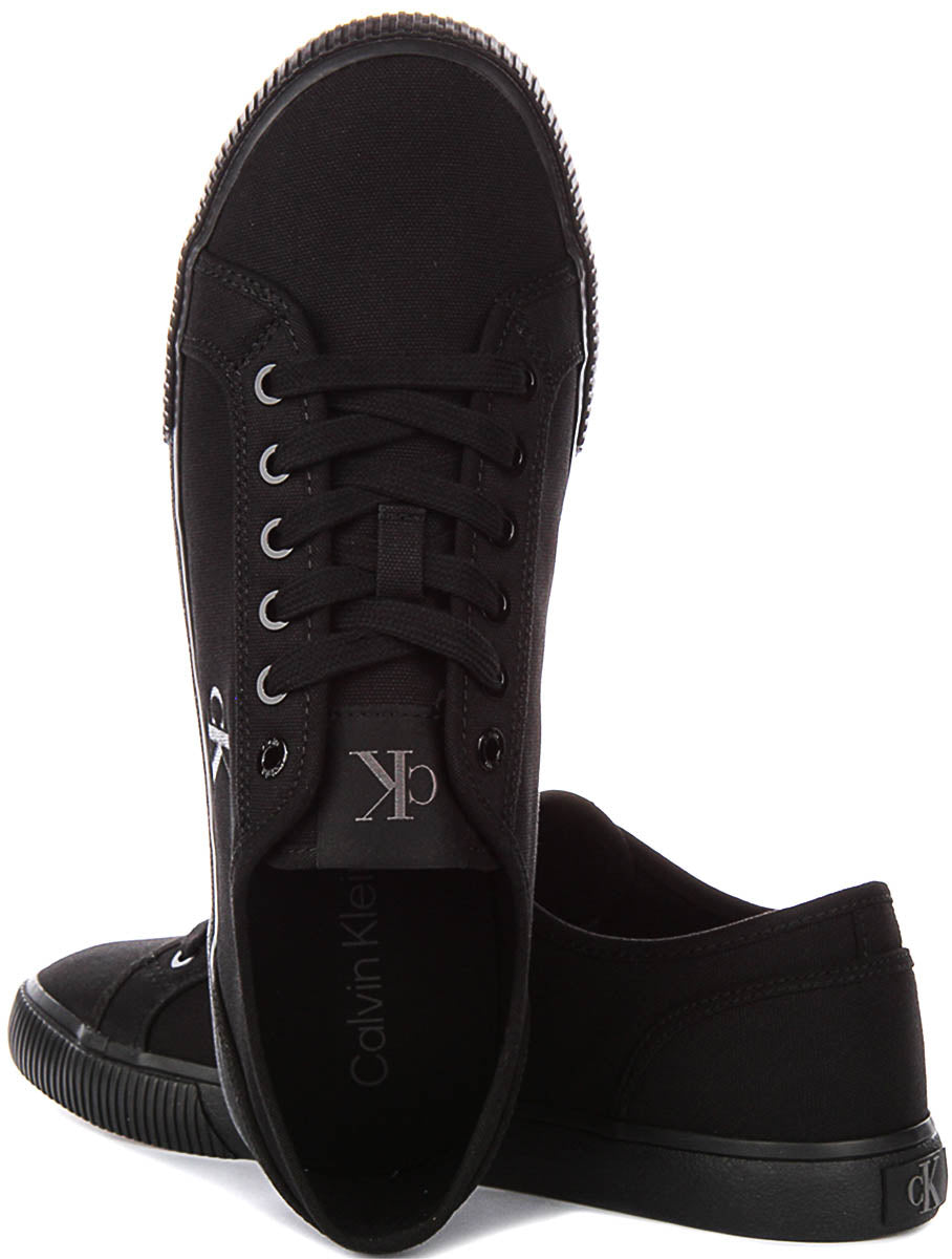 Calvin Klein Jeans Essential Vulc Low MG In Black For Men
