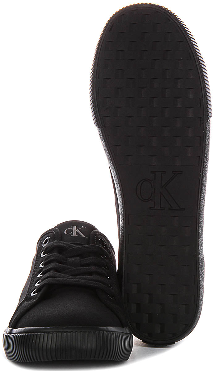 Calvin Klein Jeans Essential Vulc Low MG In Black For Men