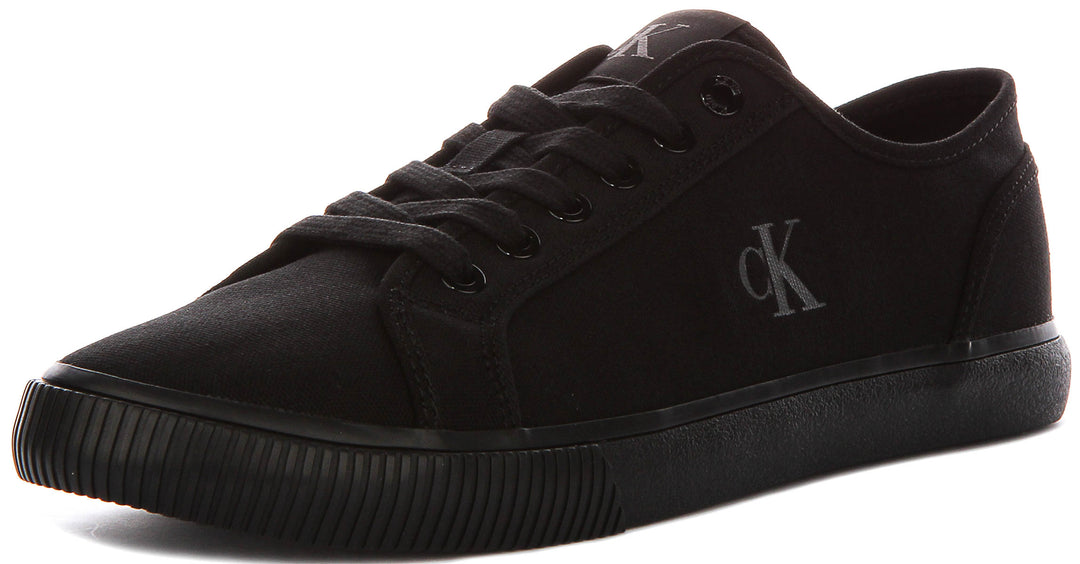 Calvin Klein Jeans Essential Vulc Low MG In Black For Men