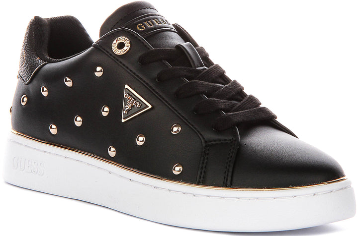 Guess Bonitah Studs Sneakers In Black For Women