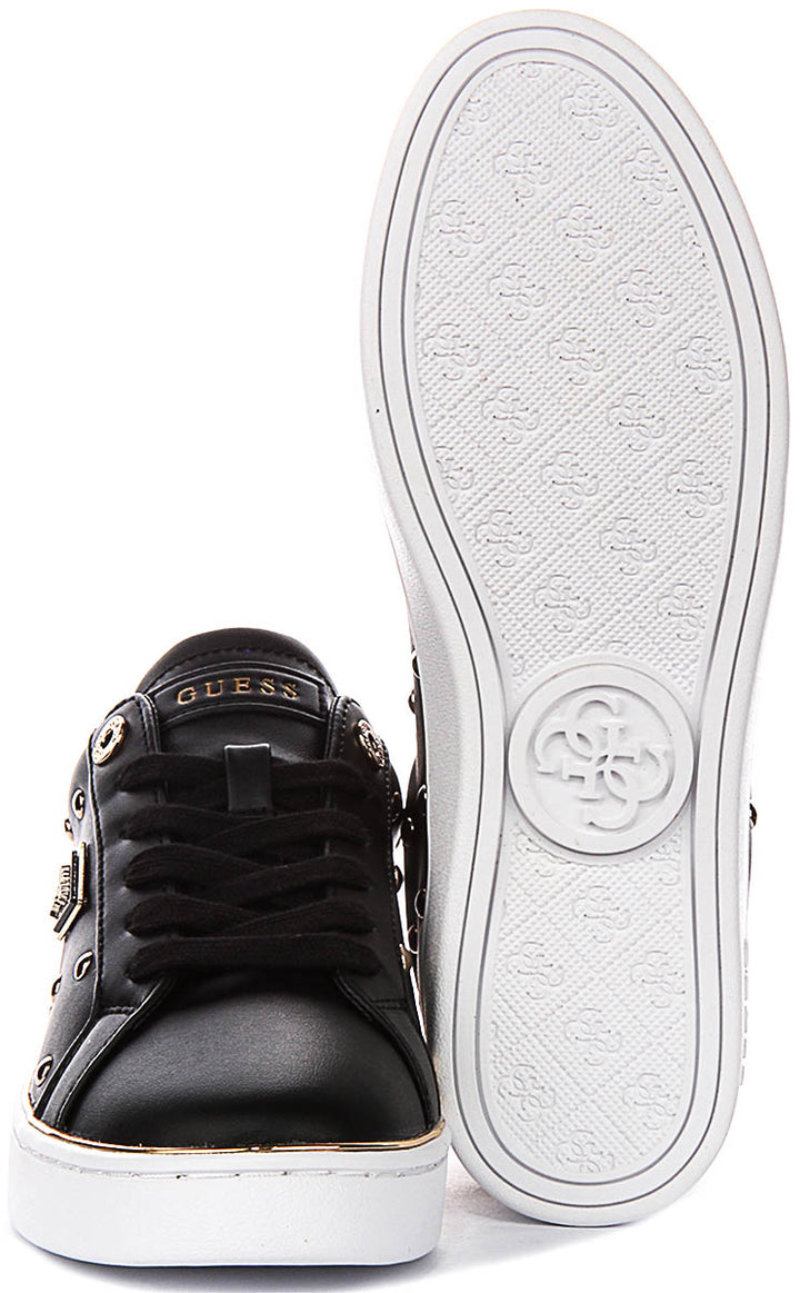 Guess Bonitah Studs Sneakers In Black For Women