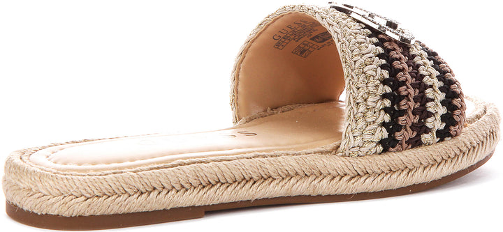 Guess Kaylis Logo Sandals In Black For Women