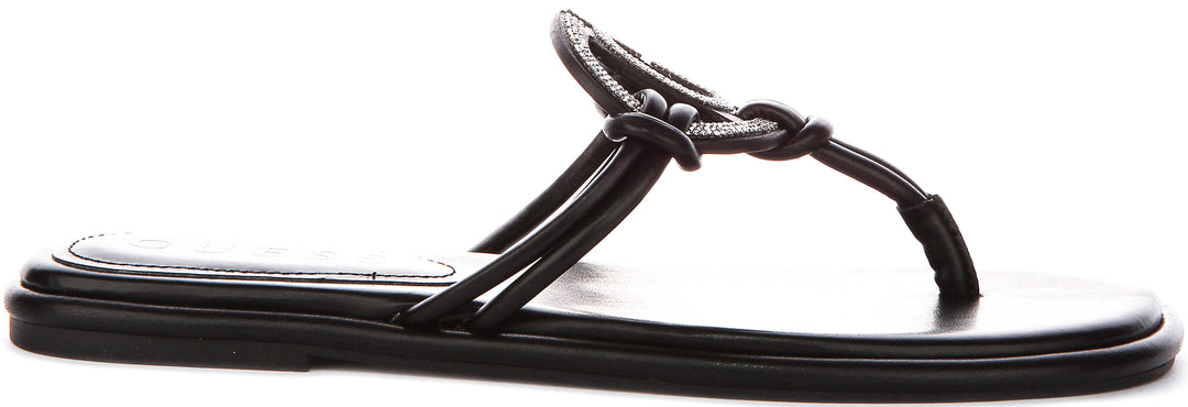 Guess Saimas Moonlight Sandals In Black For Women
