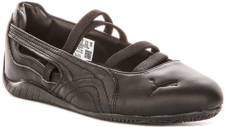 Puma SC Ballet Leather In All Black For Women