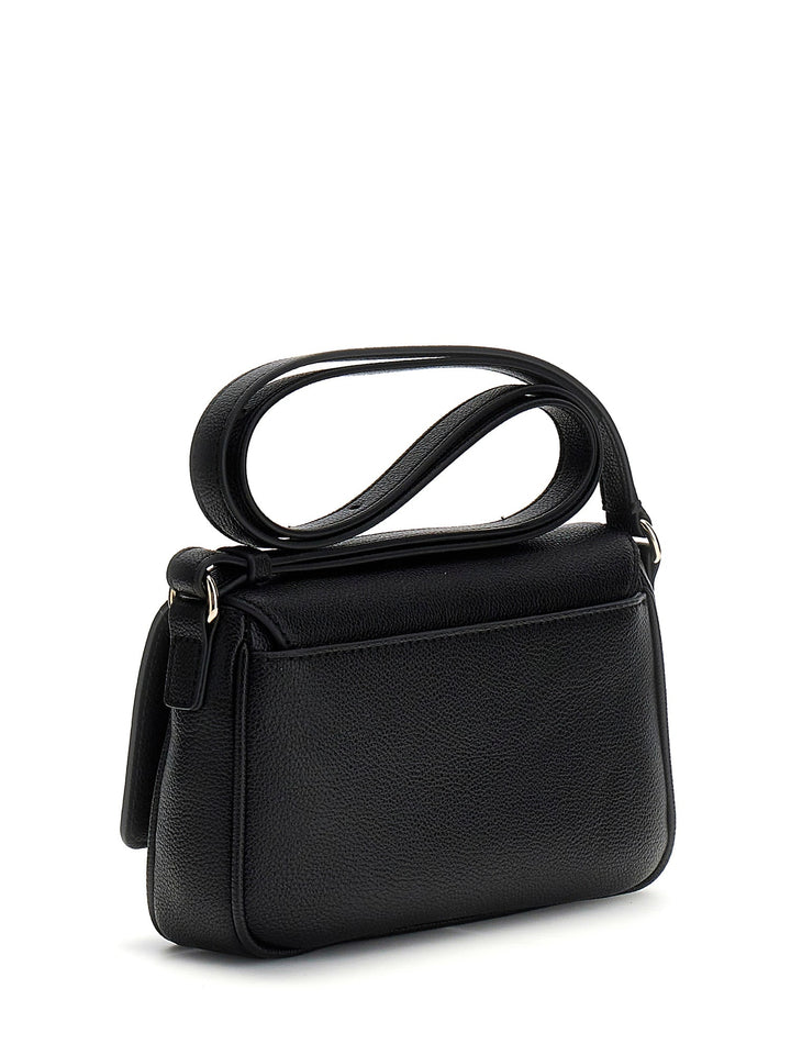 Guess Isola Logo Cross Body Bag In Black For Women