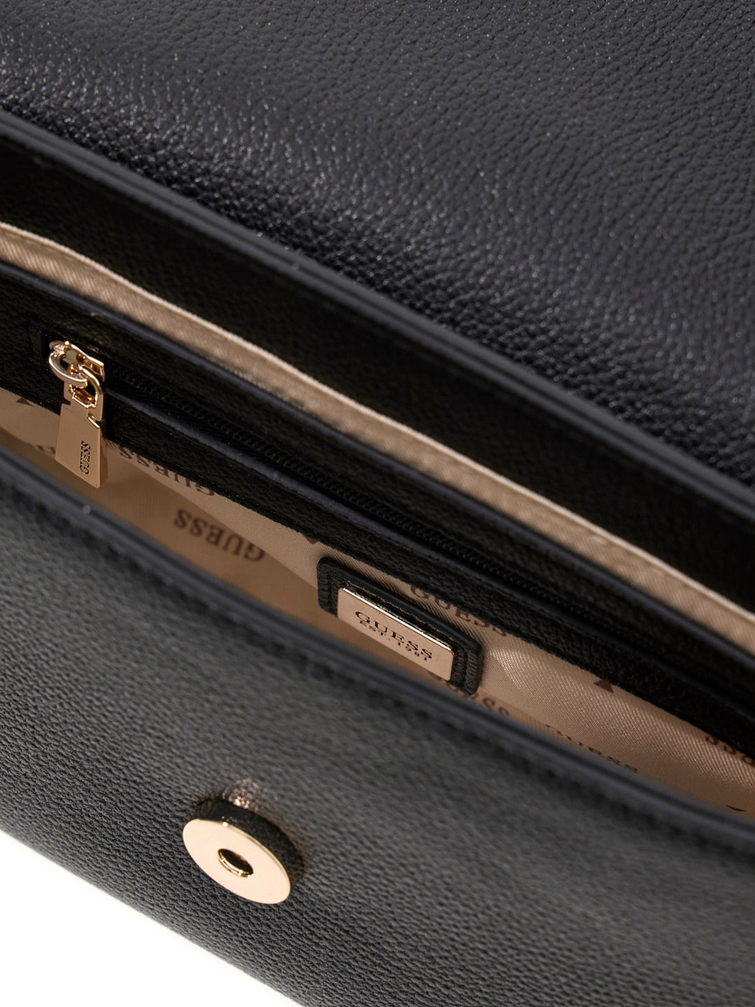 Guess Isola Logo Cross Body Bag In Black For Women