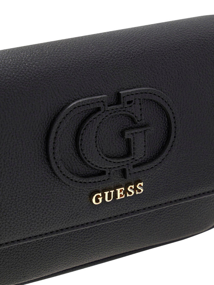Guess Isola Logo Cross Body Bag In Black For Women