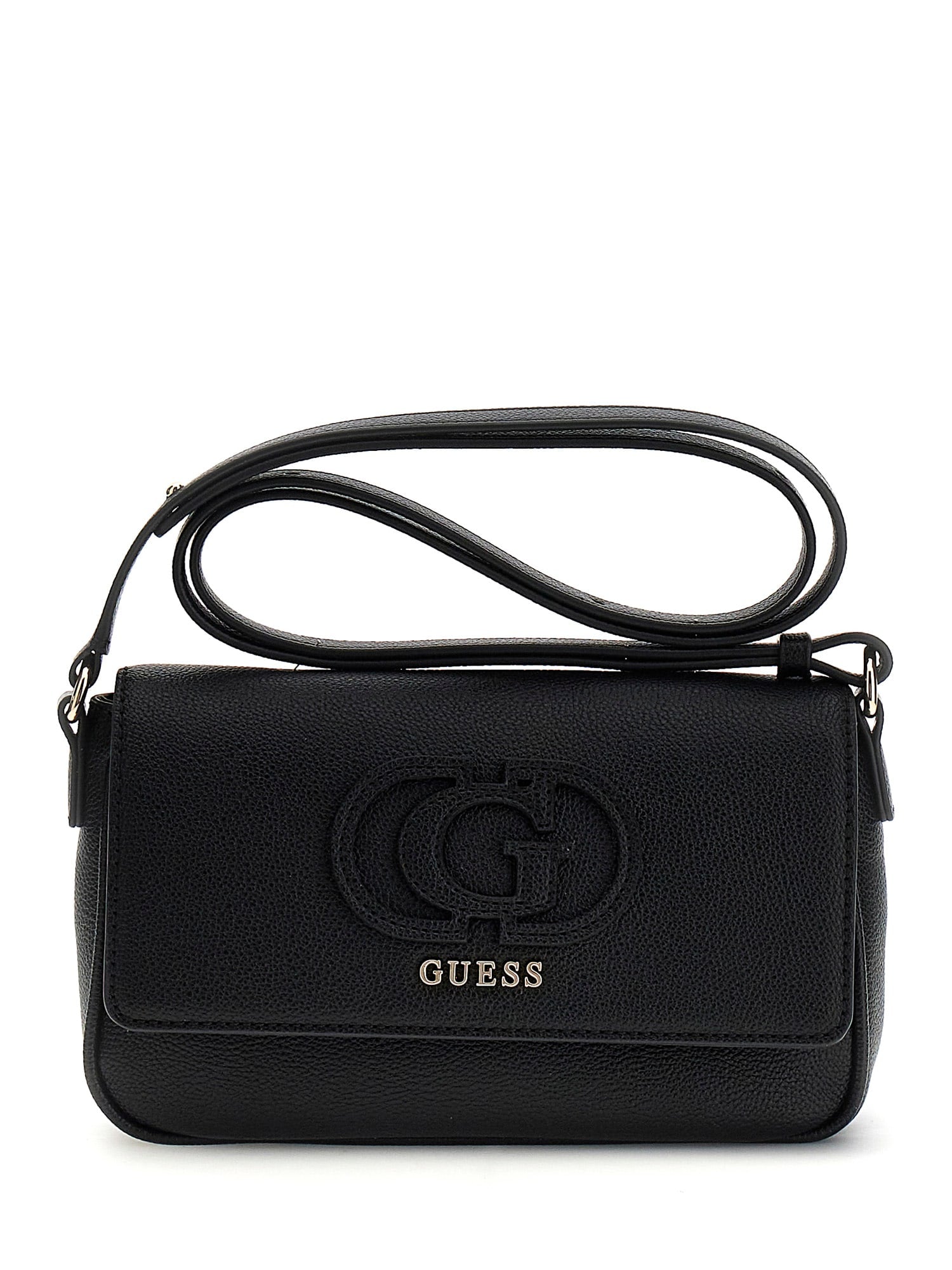 Guess Isola Logo Cross Body Bag In Black For Women | HWBG9905210