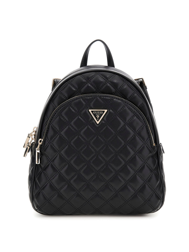 Guess Giully II Dome Quilted Bakpack In Black For Women