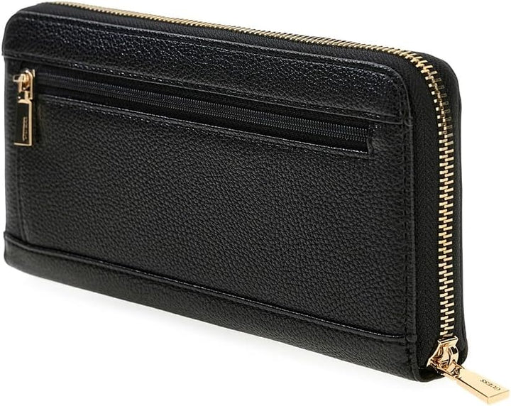 Guess Isola Logo Maxi Wallet In Black For Women