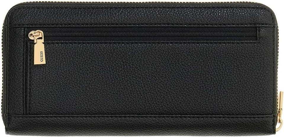 Guess Isola Logo Maxi Wallet In Black For Women