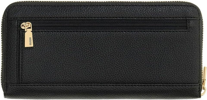Guess Isola Logo Maxi Wallet In Black For Women