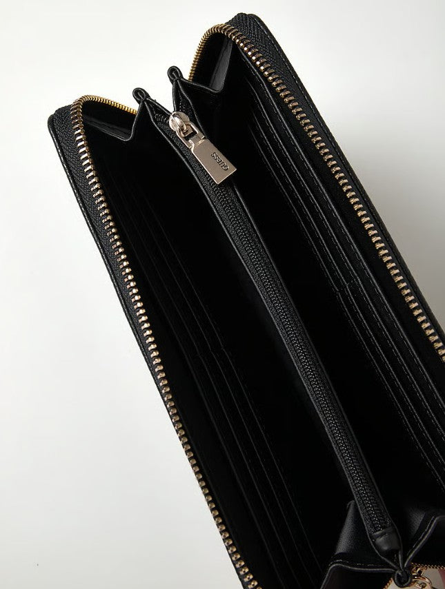 Guess Laurel II Maxi Wallet In Black For Women