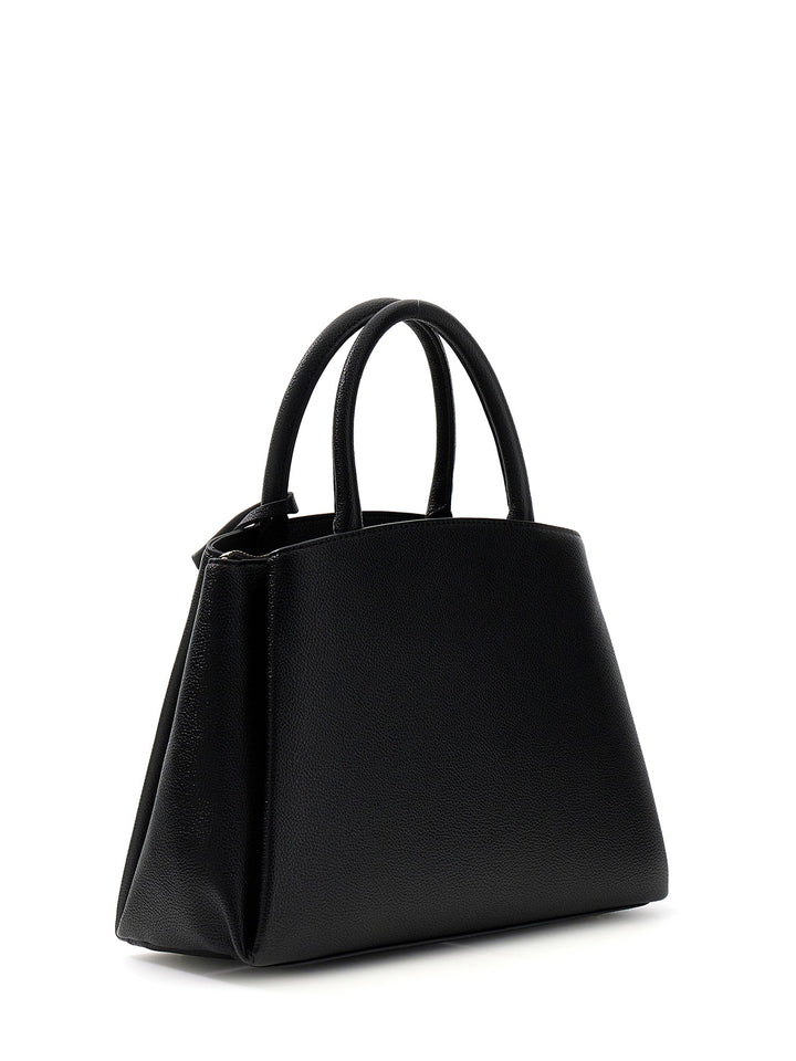 Guess Isola Logo 3 Compartment Handbag In Black For Women