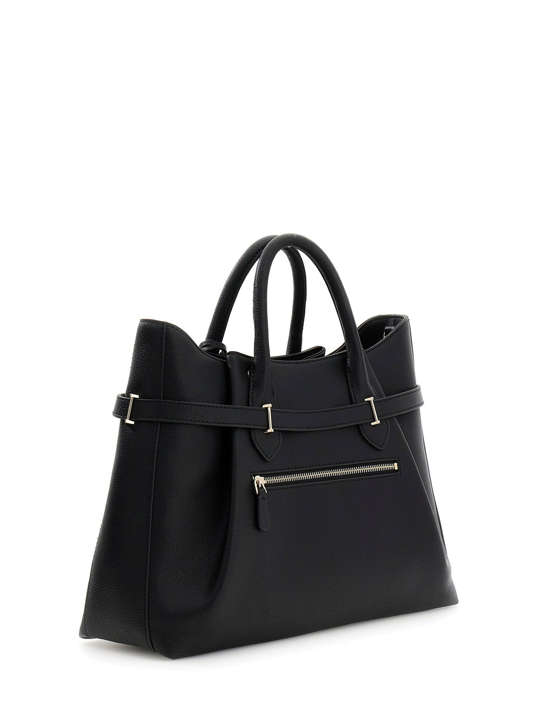 Guess Yesba Saffiano Handbag In Black For Women