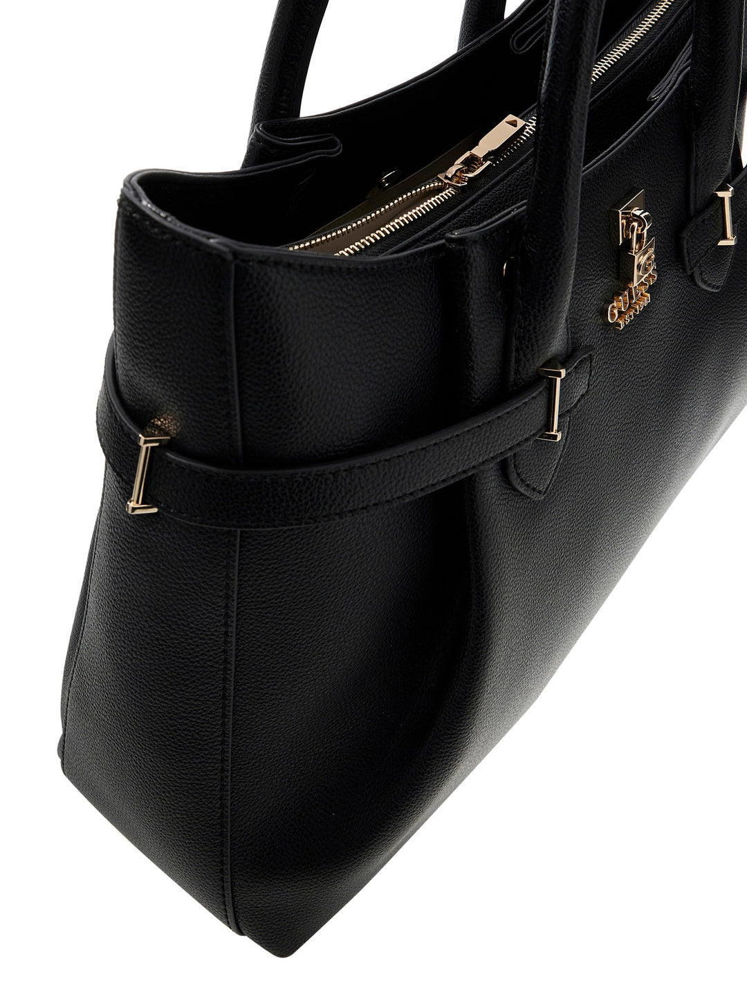 Guess Yesba Saffiano Handbag In Black For Women