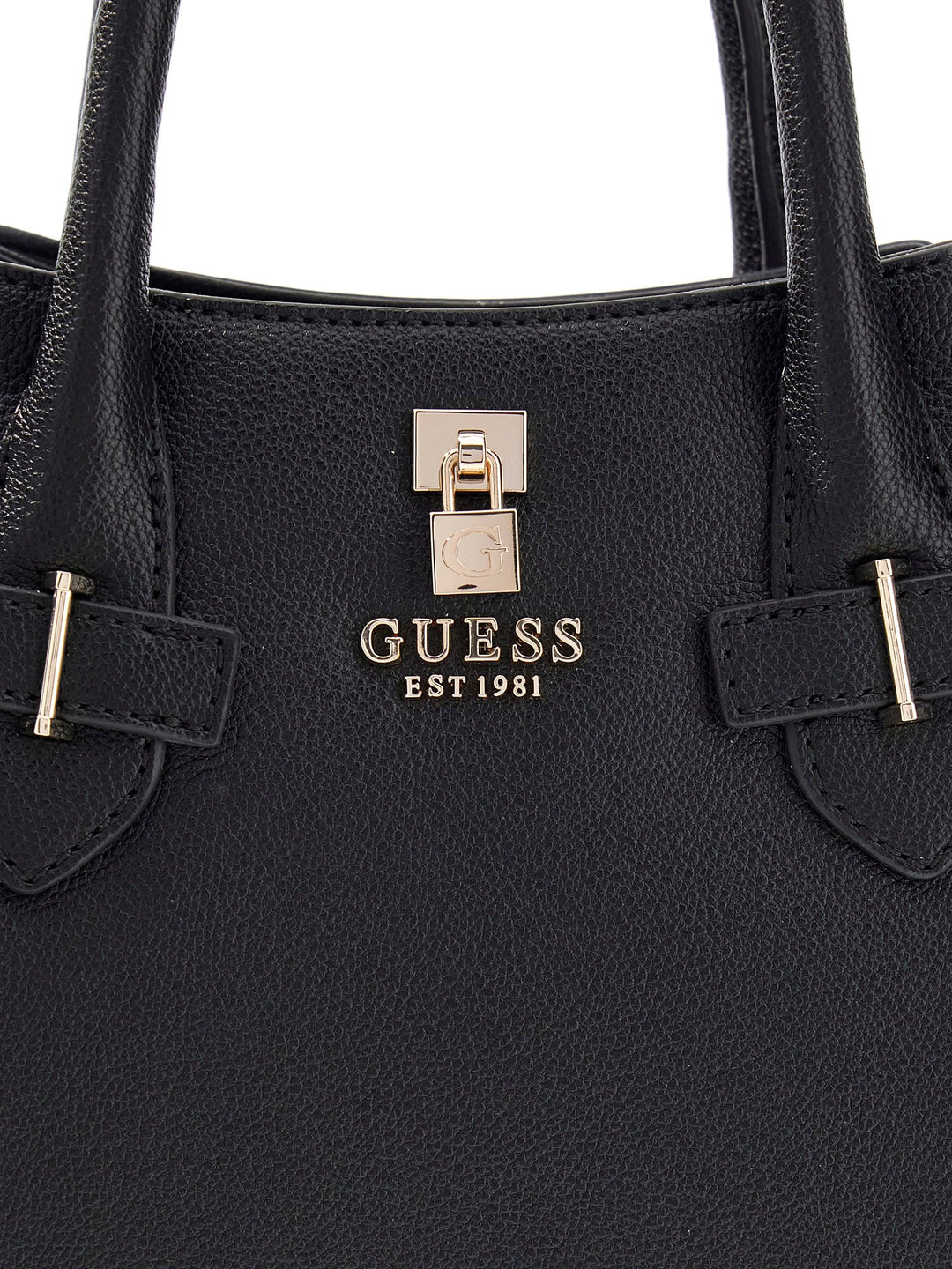 Guess Yesba Saffiano Handbag In Black For Women
