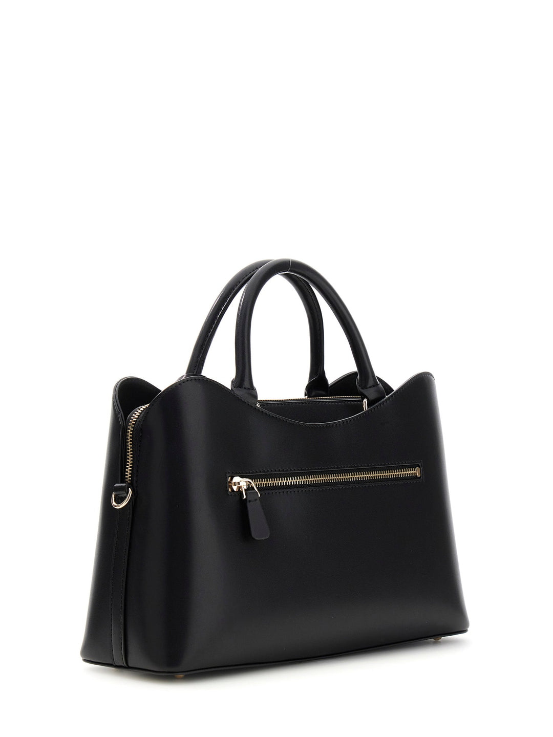 Guess Janie Adjustable Shoulder Strap Handbag In Black For Women