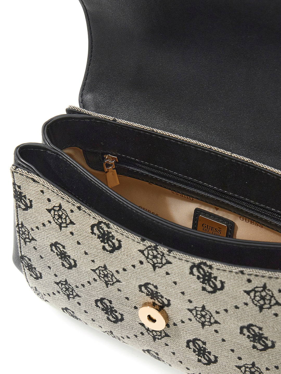 Guess Melinda Mini Cross Body Bag In Black For Women