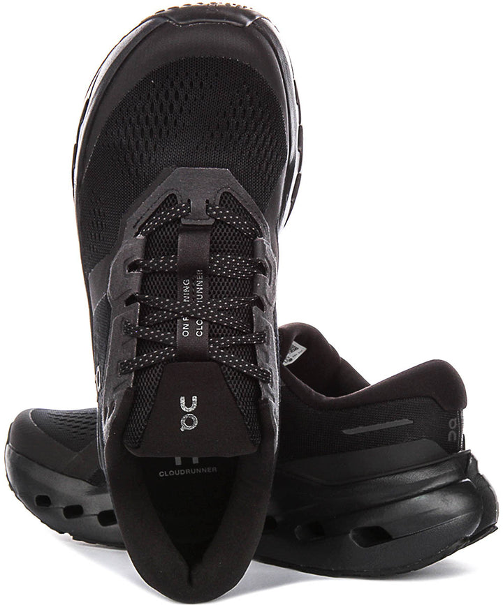 On Running Cloudrunner 3 In Black For Women