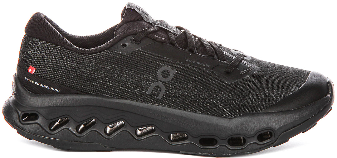 On Running Cloudsurf Trail 2 Waterproof In Black For Men