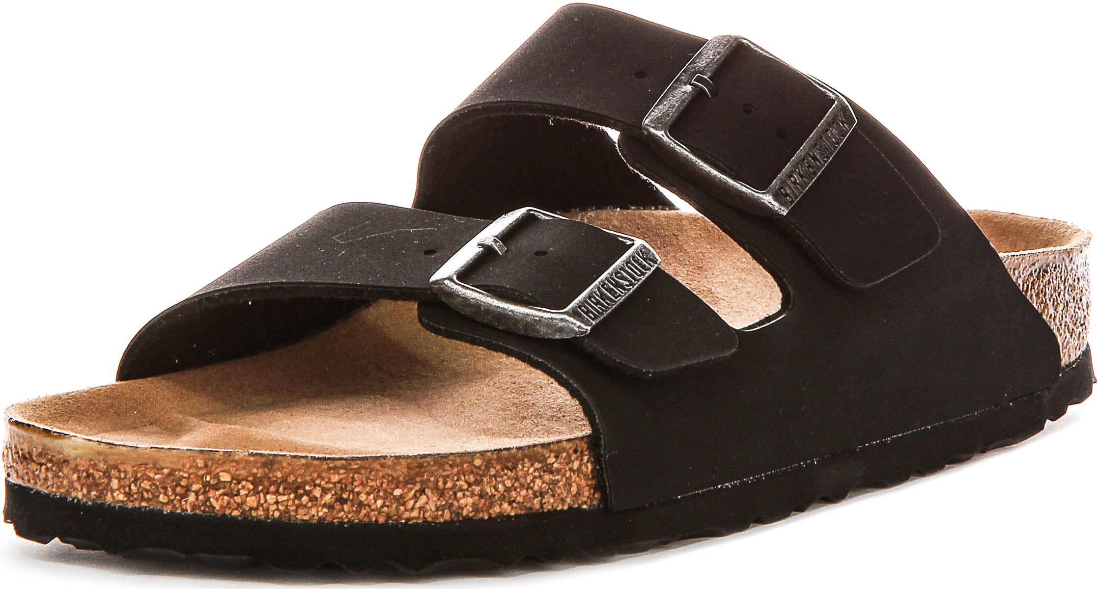 Birkenstock Arizona Bs In Black | Narrow Fit Vegans Sandals