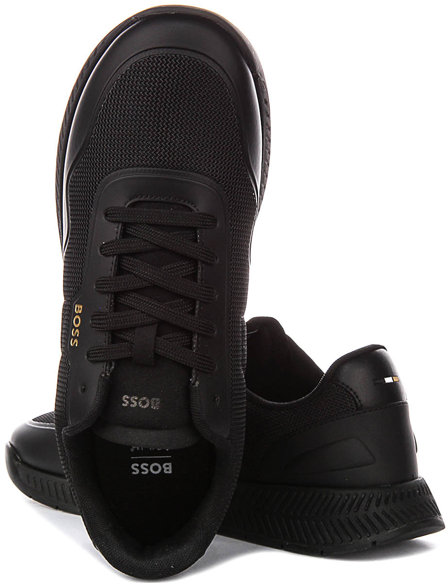 Boss Titanium Runner In Black For Men