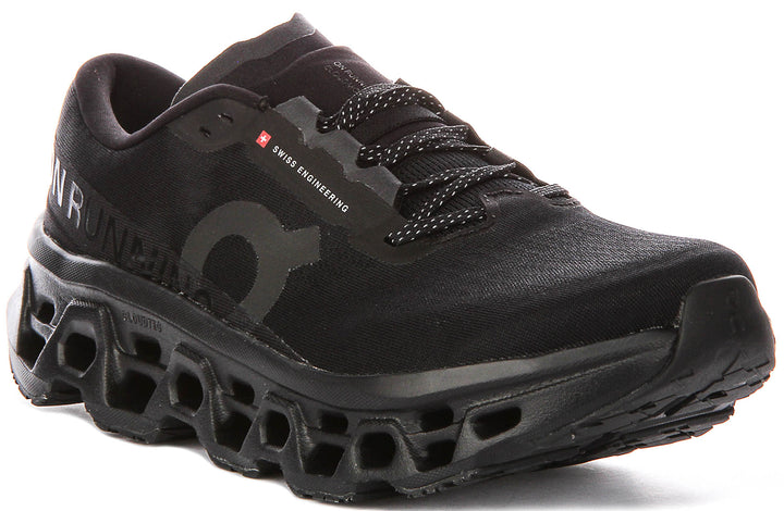 On Running Cloudmonster 3 In All Black For Men
