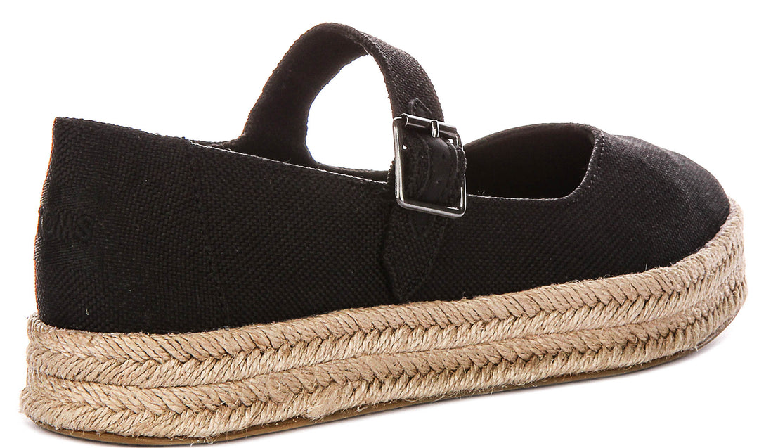 Toms Carolina Mary Jane In Black For Women