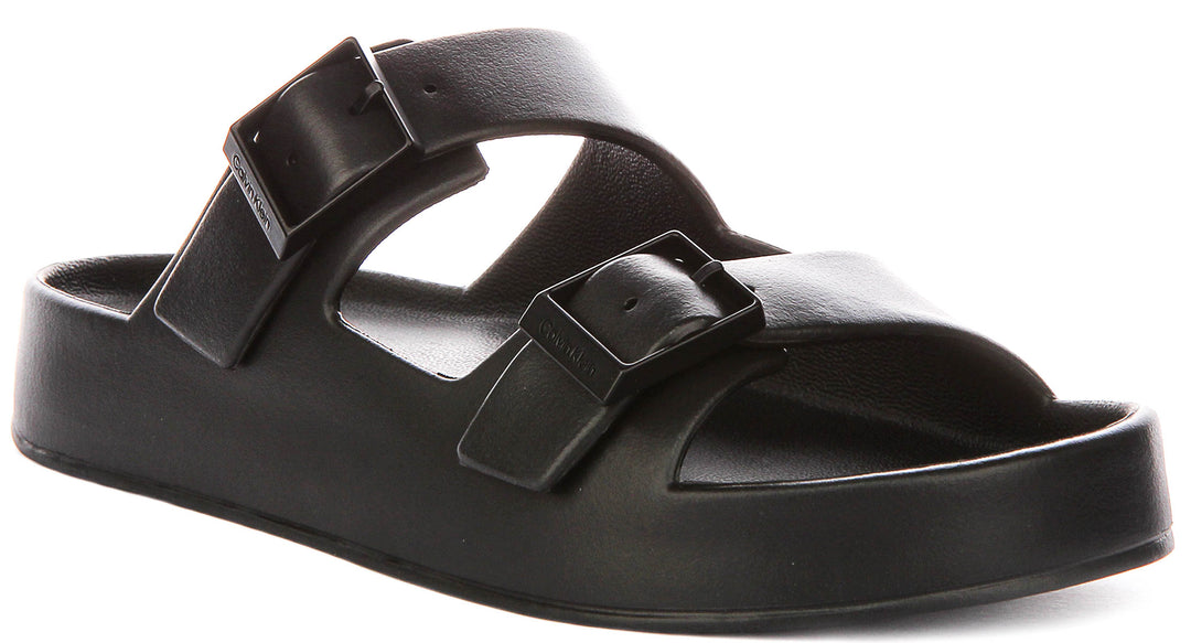 Calvin Klein Jeans Ergon Sandals Eva In Black For Men