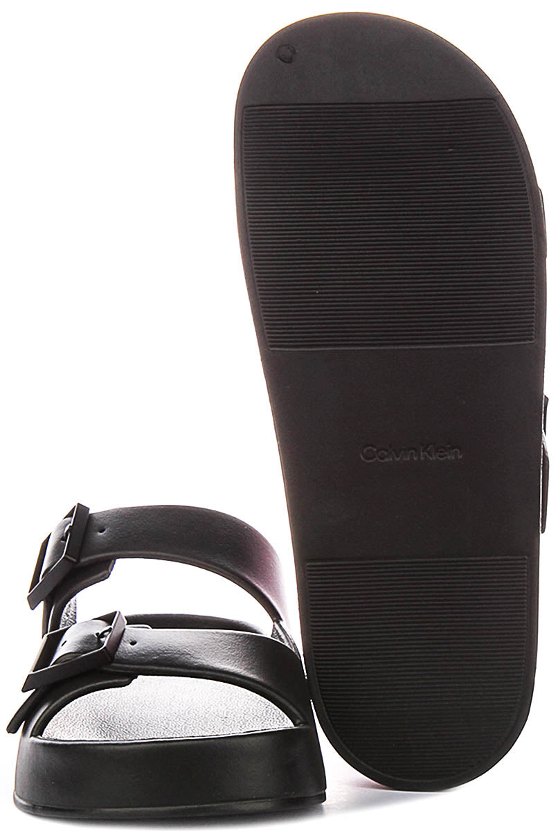 Calvin Klein Jeans Ergon Sandals Eva In Black For Men