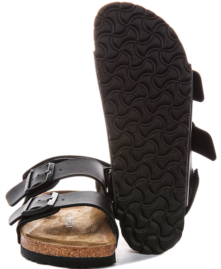 Birkenstock Milano Kids In Black For Juniors | Narrow Fit