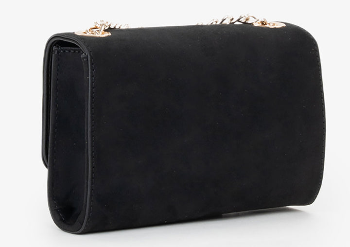 Valentino Divina Winter Cross Body Bag In Black For Women