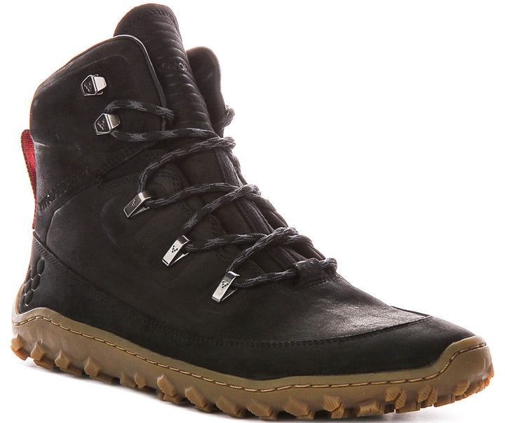 Vivobarefoot Tracker Leather In Black For Men