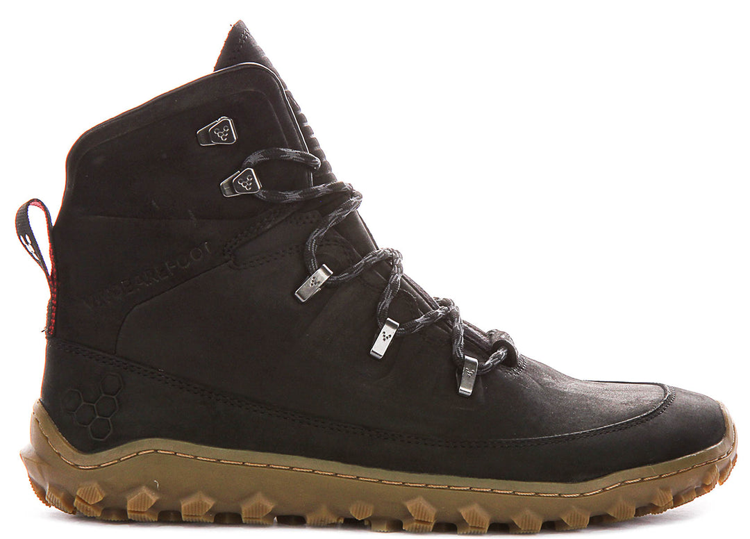 Vivobarefoot Tracker Leather In Black For Men