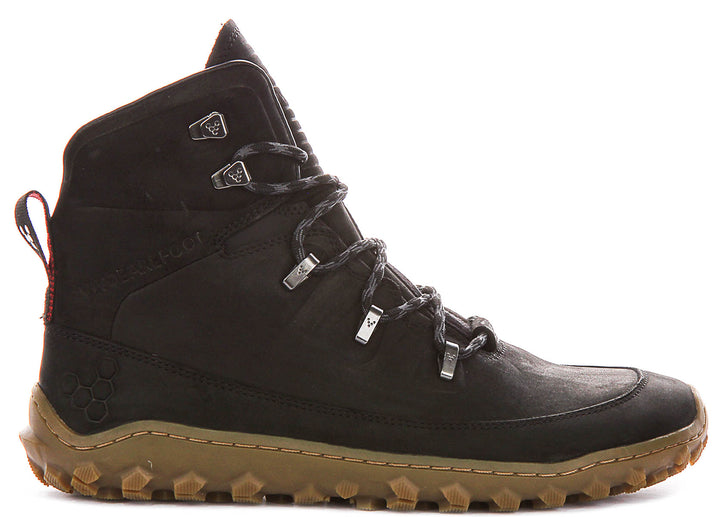 Vivobarefoot Tracker Leather In Black For Men